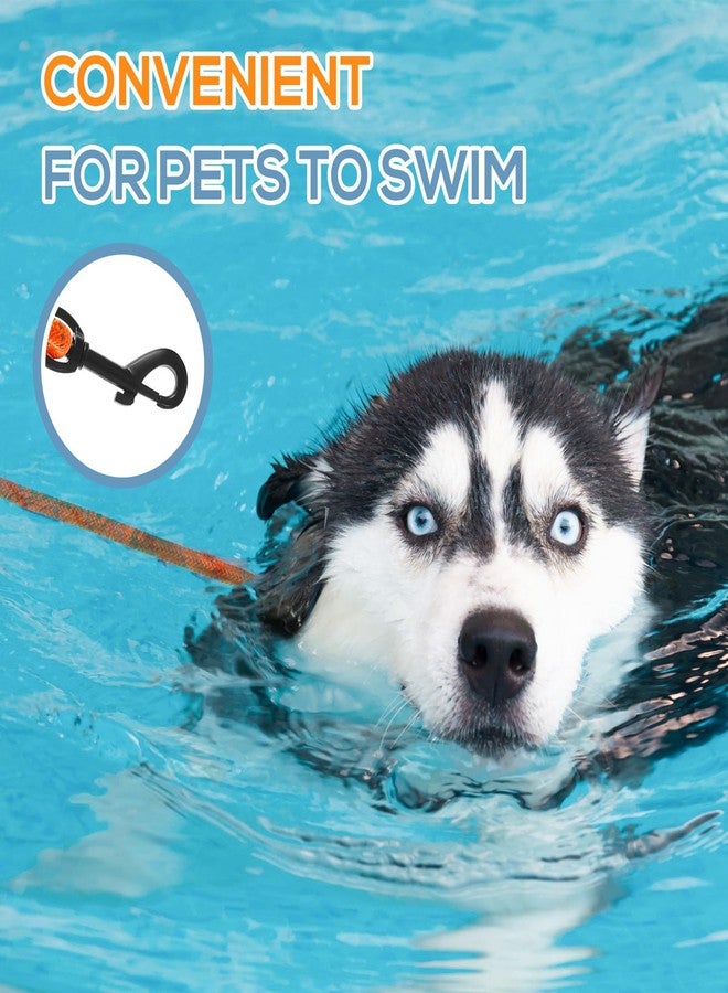 Ribbonlic 2 Pack Floating Dog Leash for Swimming 32.8ft Long Dog Training Leash Reflective Rope with Soft Padded Handle & Swivel Hook Heavy Duty Waterproof Lead for Small Medium Large Dogs - Image 4