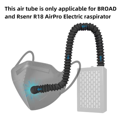 Rsenr (2 Pack) Compatible with Rsenr and BROAD AirPro FB2 Silicone Air Tubing Air Hose (Black) - Image 2