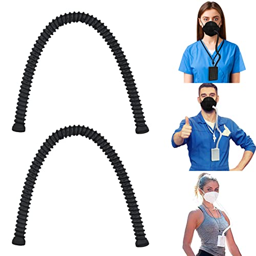 Rsenr (2 Pack) Compatible with Rsenr and BROAD AirPro FB2 Silicone Air Tubing Air Hose (Black) - Image 1