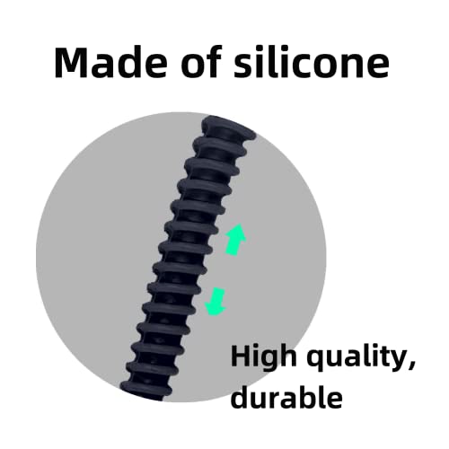 Rsenr (2 Pack) Compatible with Rsenr and BROAD AirPro FB2 Silicone Air Tubing Air Hose (Black) - Image 3