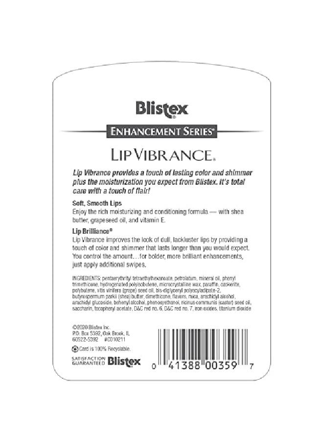 Blistex Lip Vibrance Lip Protectant 0.13 Oz (Pack Of 2) - Image 3