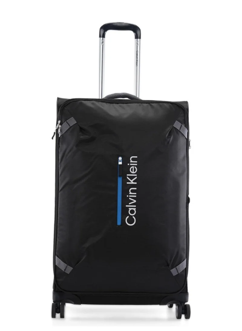 CALVIN KLEIN Rockaway Softside Spinner Luggage On Wheels, Ultra Lightweight, 4 Double Wheels