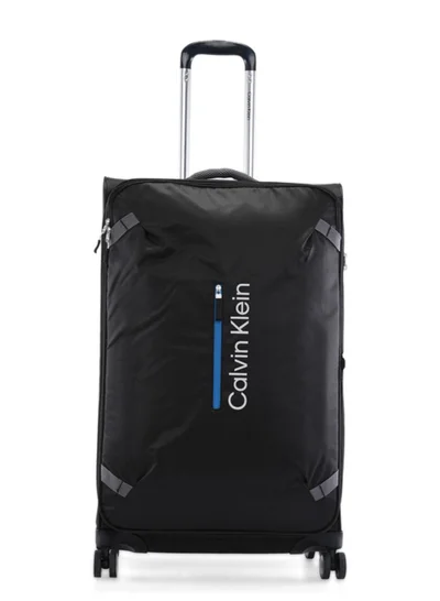 CALVIN KLEIN Rockaway Softside Spinner Luggage On Wheels, Ultra Lightweight, 4 Double Wheels