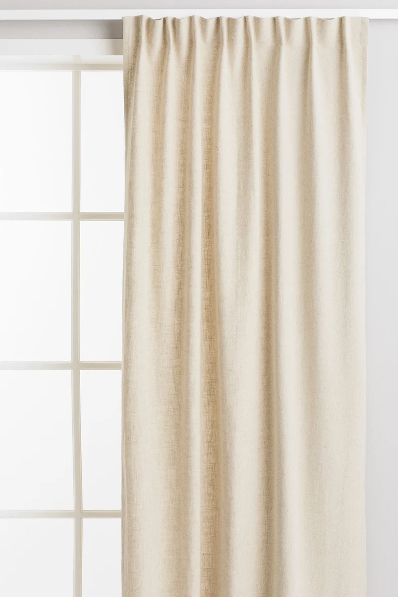 H&M 2-pack linen-blend curtain lengths