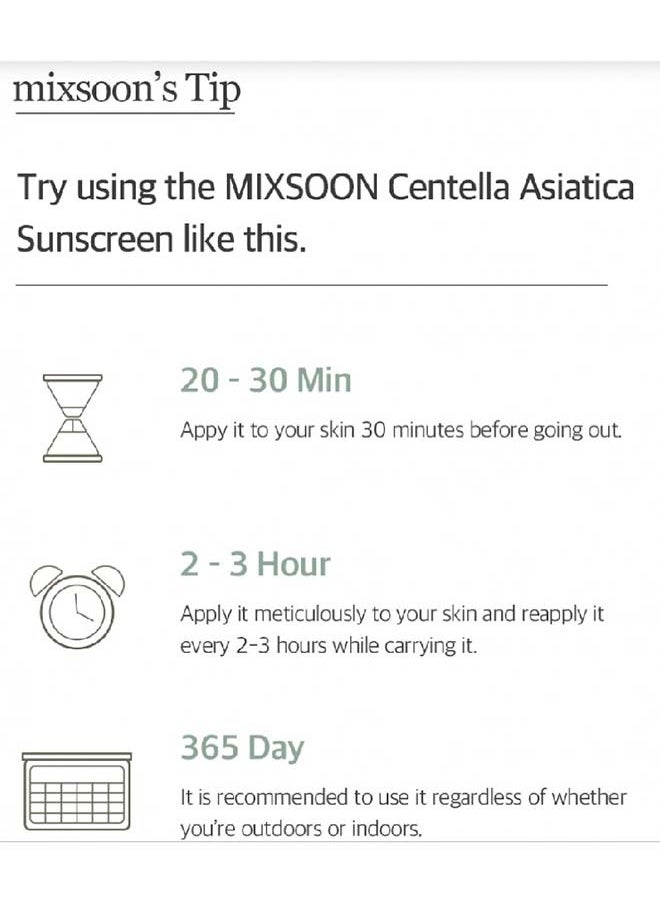 mixsoon - Centella Sun Cream 50ml - Image 1