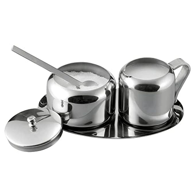 Cuisinox Stainless Steel Cream and Sugar Set, 5-Piece