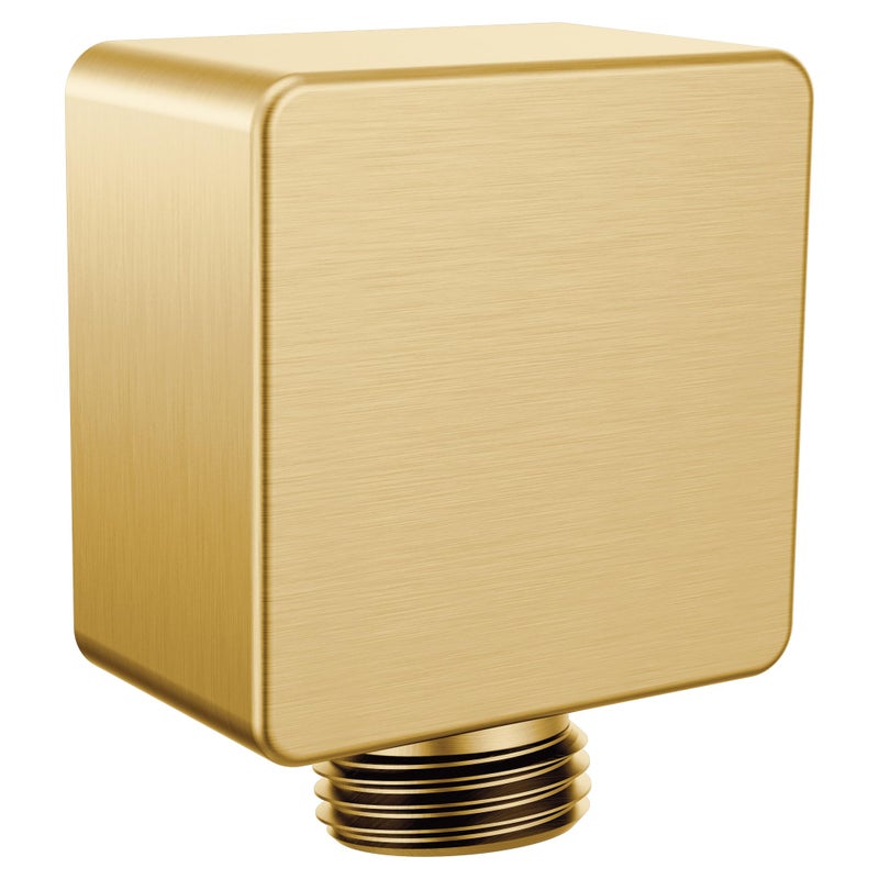 Moen A721BG Square Drop Ell Handheld Shower Wall Connector, Brushed Gold - Image 5