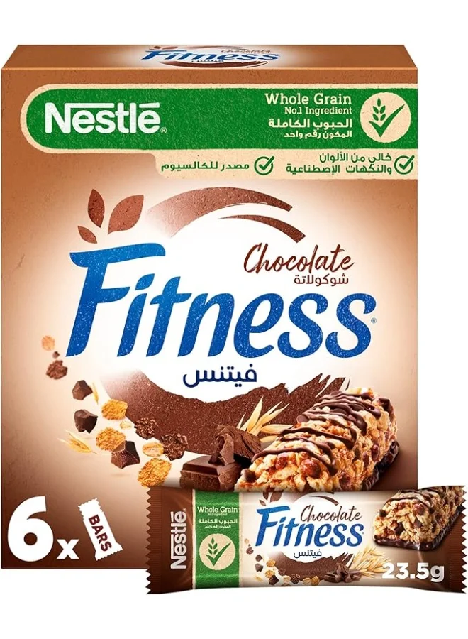 Fitness CHOCOLATE BARS 23.5g - pack of 6