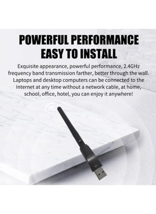 كرت شبكة لاسلكي USB عدد 2 مع هوائي 2 ديسيبل – شريحة MT7601 لتوصيل واي فاي للكمبيوتر وأجهزة الاستقبال - pzsku/Z0BFA5E216B844064C6E6Z/45/1748163809/9616cf9d-44a1-4b7a-8ba1-cf80586f91c2