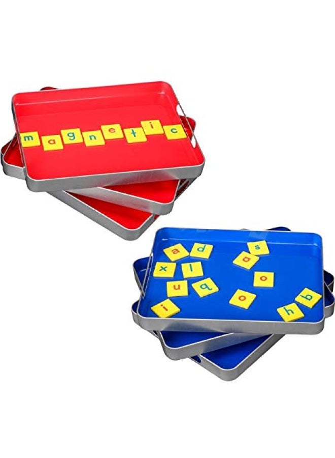 Really Good Stuff EZread Magnetic Foam Lowercase Letter Tiles - 52 Tiles, 1 3/8" Squares | Ages 4-9, Grade K-3, Alphabet for Kids, Literacy Activity, Educational, Word Building, Classroom Must Haves - Image 4