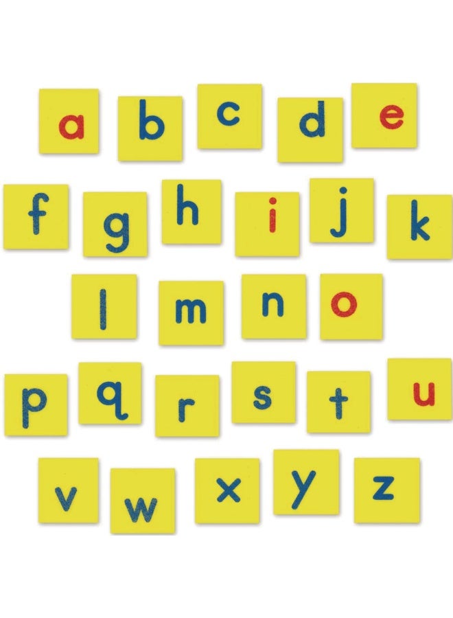 Really Good Stuff EZread Magnetic Foam Lowercase Letter Tiles - 52 Tiles, 1 3/8" Squares | Ages 4-9, Grade K-3, Alphabet for Kids, Literacy Activity, Educational, Word Building, Classroom Must Haves - Image 3