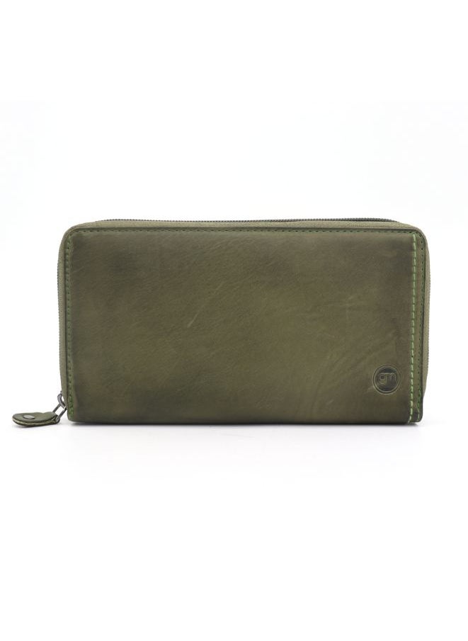 Gai mattiolo Gai Mattiolo Olive Color Purse: For Daily use or Party Wear : (19x10x2.5 cm)  - Image 1