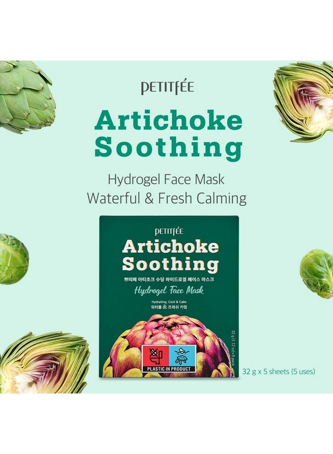 Petitfee Artichoke Soothing Hydrogel Face Mask - Image 2