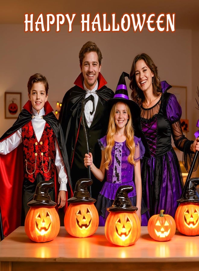 BLmukce Boys Vampire Costume Set, Halloween Party Vampire Cosplay Outfit with Cape, Shirt, Pants & Cane, kids dracula costume (M(6-9Y, 51"-59")) - Image 5