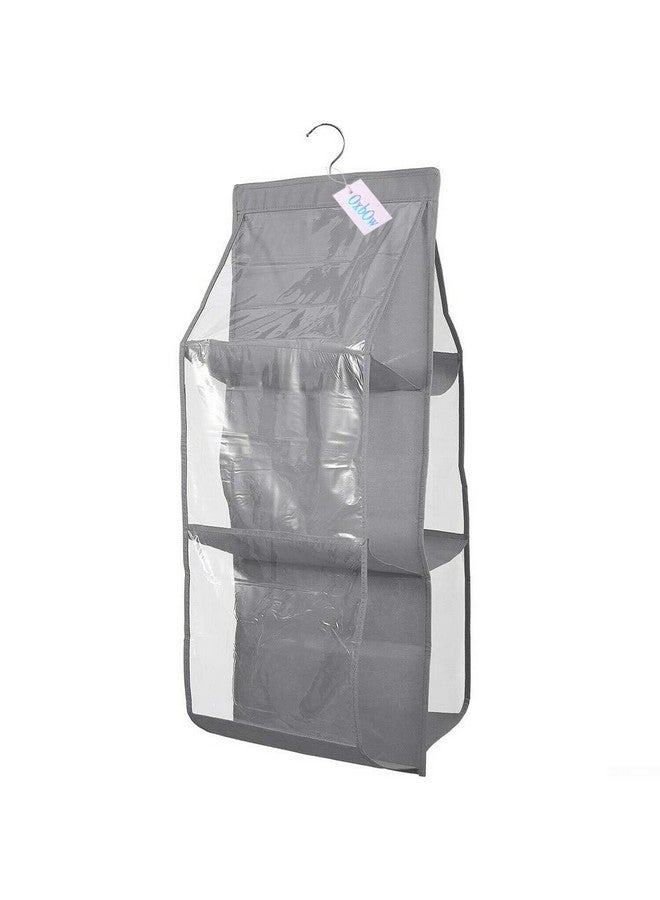 Oxbow OxbOw 2Pcs Combo Handbag Organizer, Bag Organiser For Ladies Handbags, Purse Organiser For Handbag, Closet Organizer For Wardrobe, Tote Bag Organiser, Bag Hanger, 90 X 35 X 35 Cm (2 Pcs Grey) - Image 5