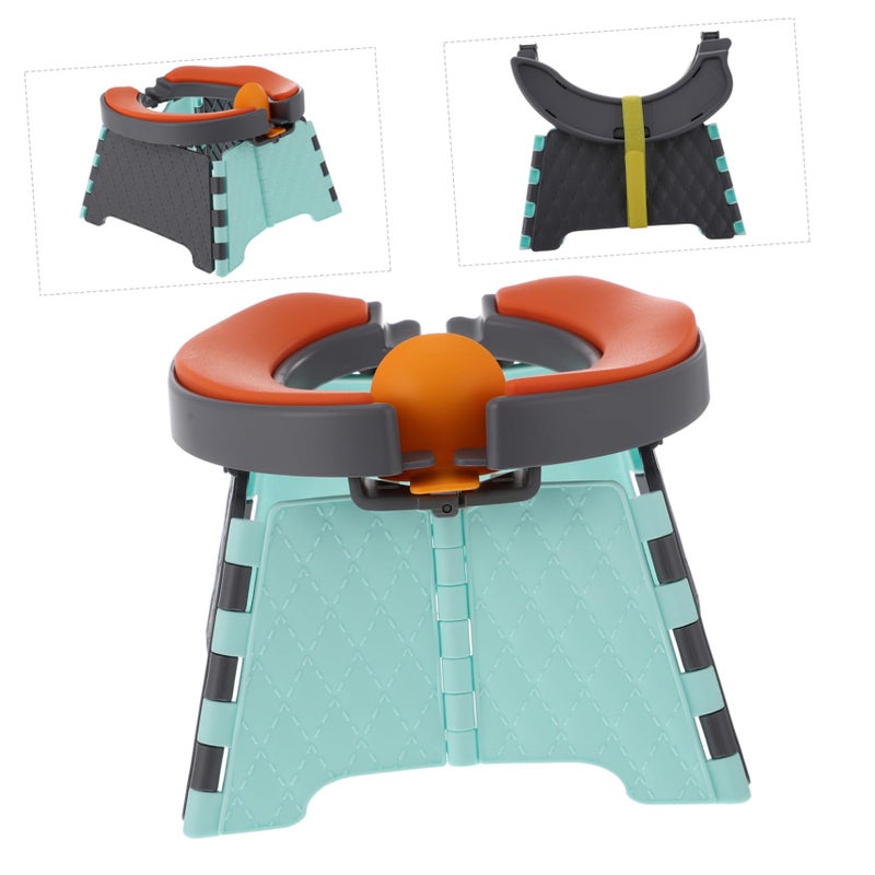 Foldable Toilet Training Seat For Kids Travel With Cleaning Bags Lightweight Portable Potty For Car Home And Outdoor Use - Image 4