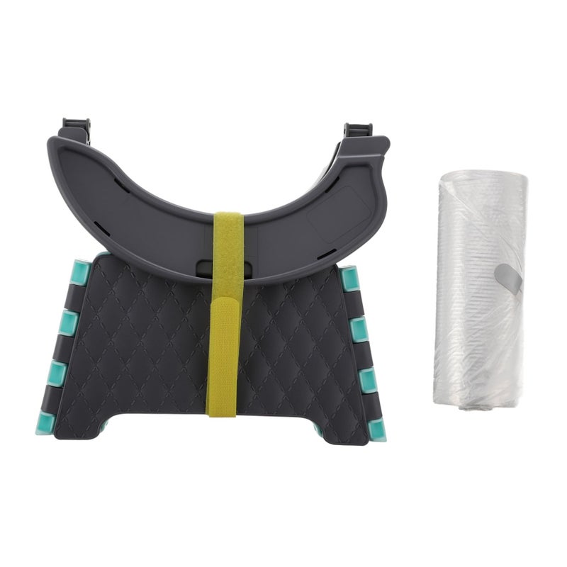 Foldable Toilet Training Seat For Kids Travel With Cleaning Bags Lightweight Portable Potty For Car Home And Outdoor Use - Image 2