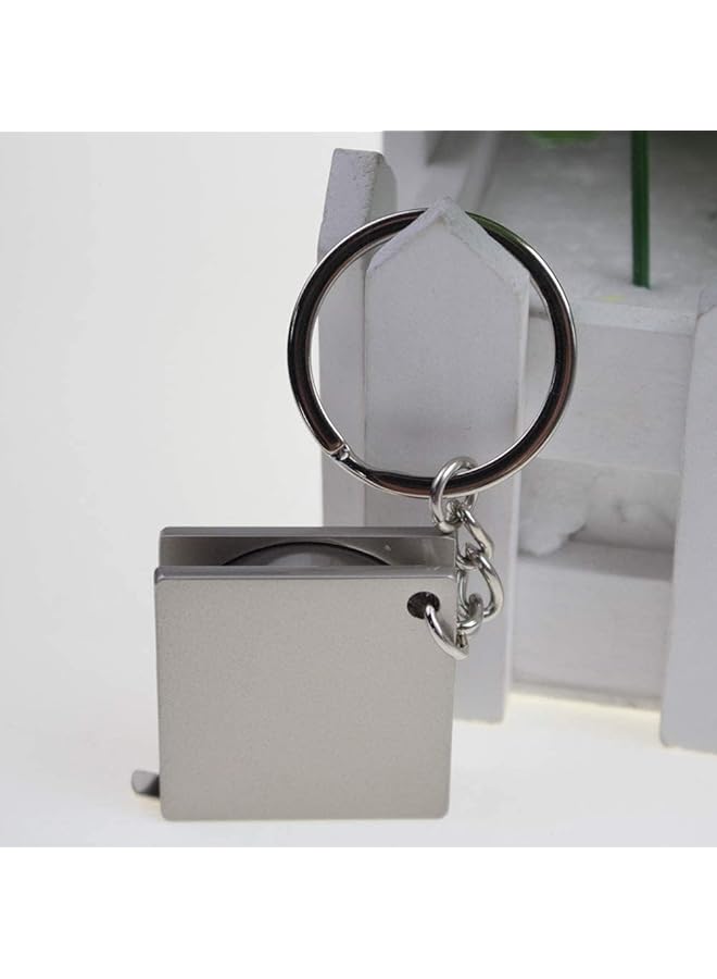 erorex Retractable Tape Measure Keychain Body Measuring Tape Key Ring Compact Tape Measure For Purse Pockets Or Keys Carrying Around Easily 120Cm - Image 2