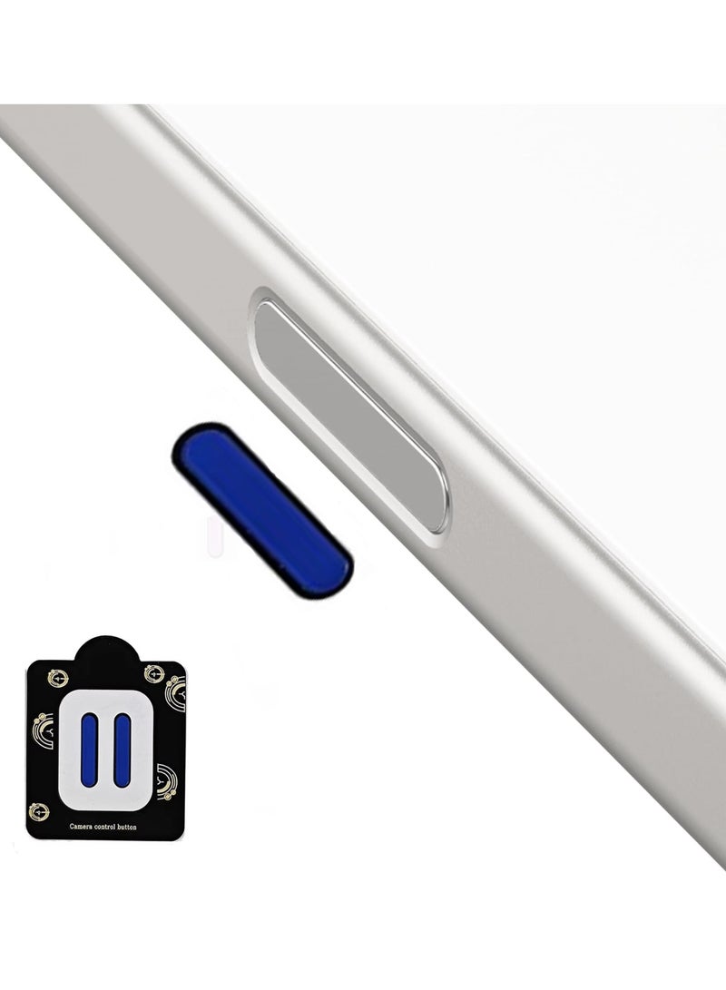 حزمة 4 متوافقة مع آيفون 16/16 بلس/16 برو/16 برو ماكس واقي زر التحكم في الكاميرا، زجاج مقسى عالي الدقة حماية قوية - أزرق - Image 1