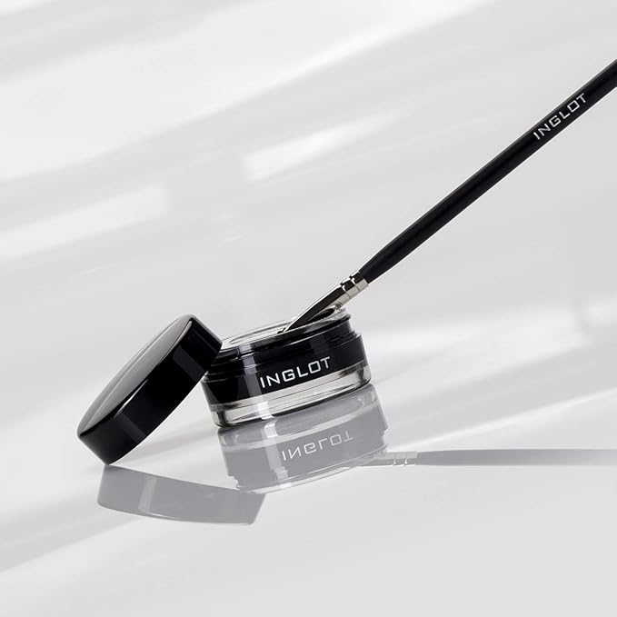 Inglot AMC Eyeliner Gel Black Matte with High Intensity Pigments Longlasting Waterproof Smudgeproof Vegan Crueltyfree Hypoallergenic 55 g 77 - Image 3