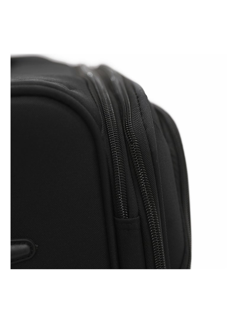 SONADA Softside Luggage Spinner Trolley Bag 3 Pieces Set,Black (S-20",M-24",L-28") - Image 5