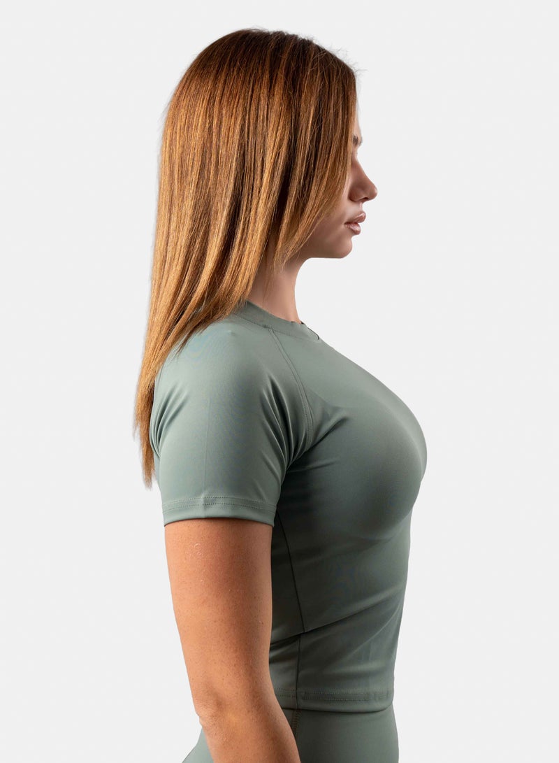 Gorilla Raw crop â€“  Sage Green - Image 4