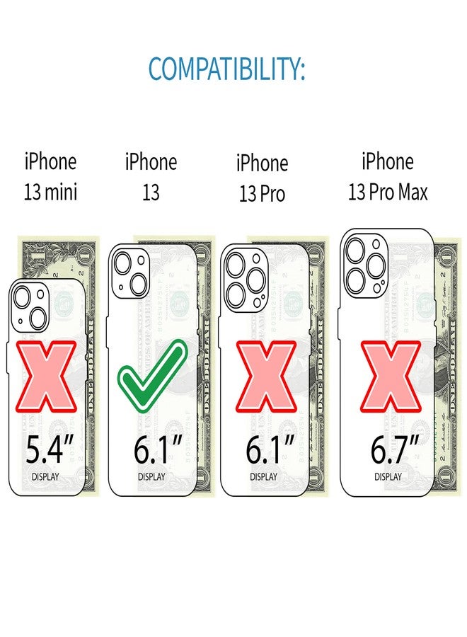 دوكيم جراب محفظة Dockem لهاتف iPhone 13 مع لوحة معدنية مدمجة للتثبيت المغناطيسي وجيبين لحامل بطاقات الائتمان: Exec M2، جلد صناعي فاخر (6.1 بوصة iPhone 13، بني) - Image 2