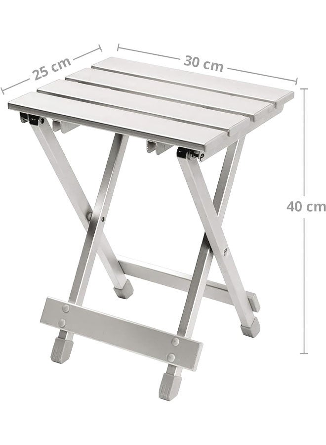 Cady One Folding Camping Chair Aluminum Compact Folding Chair with Non-Slip Base, Portable Picnic Seat with Solid Surface and Durable Frame, Rustproof and Easy to Carry and Store Suitable for Camping and Trips - Image 3