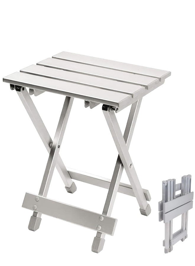 Cady One Folding Camping Chair Aluminum Compact Folding Chair with Non-Slip Base, Portable Picnic Seat with Solid Surface and Durable Frame, Rustproof and Easy to Carry and Store Suitable for Camping and Trips - Image 1