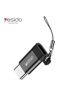 GS04 Micro To Type-C Easy To Carry Intimate Lanyard Design Mini OTG Adapter Charging Transmission.