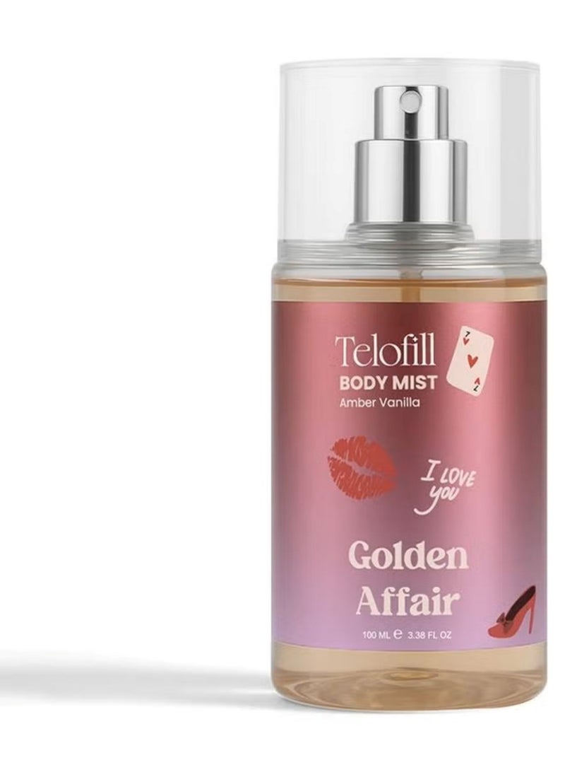 معطر للجسم تيلوفيل جولدن أفير بحجم مناسب للسفر