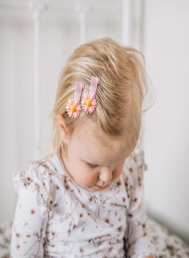 SYGA Hair Clips for Girls Duckbill Hairpins with Flower, Bow Tie, Rainbow,Patterns Perfect Hair Accessories for All Hair Types - Pack of 2, Multicolor - Image 3