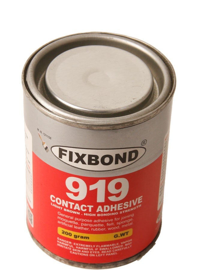 فيكس بوند لاصق FIXBOND تلامسي احترافي 200 جم – قوة تثبيت عالية للخشب والمطاط والمعادن - Image 3