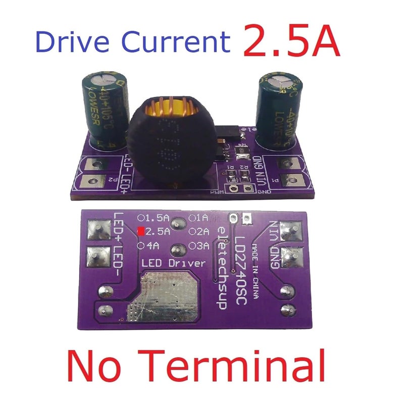 2PCS 80W DC 4 24V 1 4A Step Down Constant Current LED Driver Module 2A5 No Terminal - Image 2