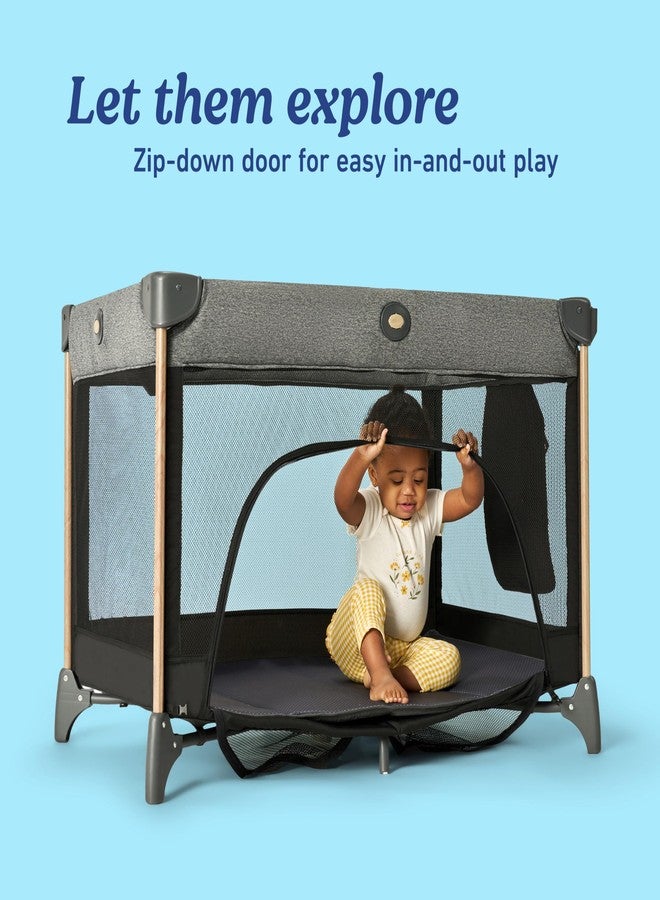 Graco Pack n’ Play Close2Baby Playard with Baby Bassinet, Changing Table, Portable Infant Seat, Milan - Image 3