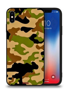 Apple iPhone XS Protective Case Camouflage Abstract Digital Pattern