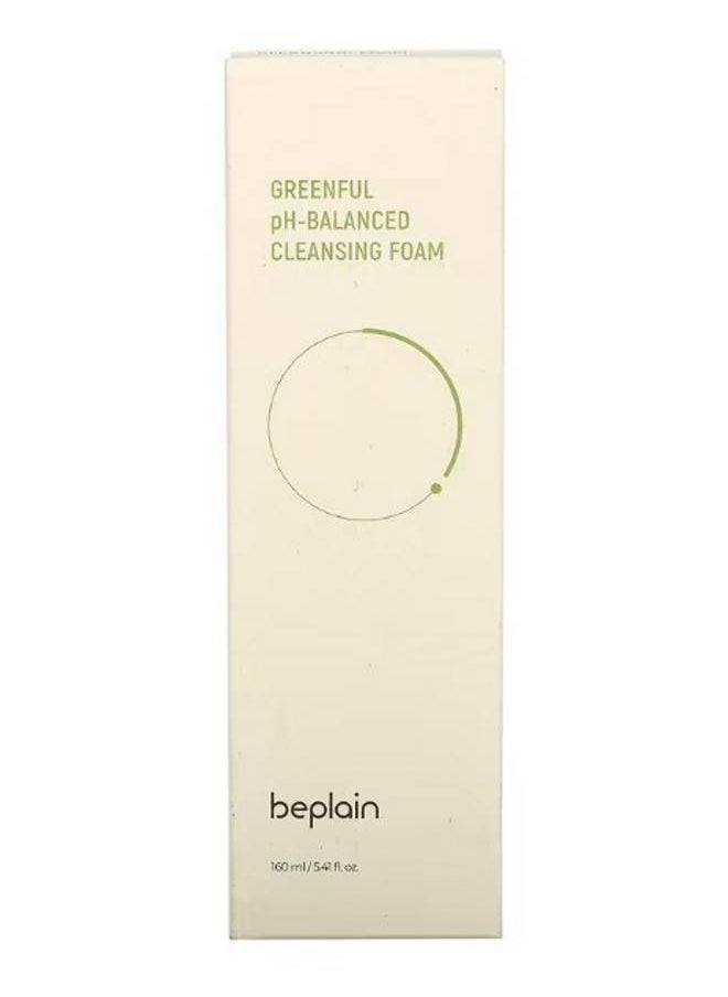 beplain - Greenful pHBalanced Cleansing Foam 5.41 fl oz 160 ml - Image 1