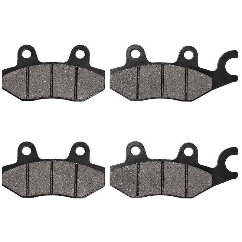 LOCOPOW Front Rear Brake Pads for Kawasaki Ninja 250R 300 400 EX250 EX300 EX400 20082023 W175 20182019 Z250SL 20142018 Z400 KLR650 Eliminator 125 W800