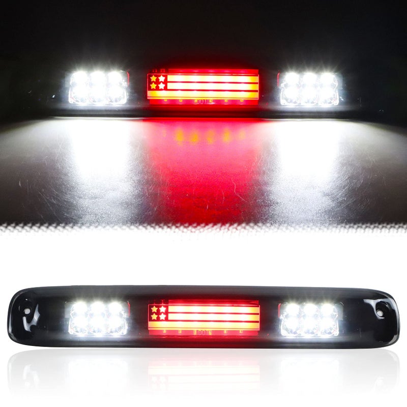 Tresound LED Third 3rd Brake Light for 1999-2007 Chevy Silverado GMC Sierra 1500 2500 3500 HD Classic, Rear Cargo Lamp High Mount Stop light