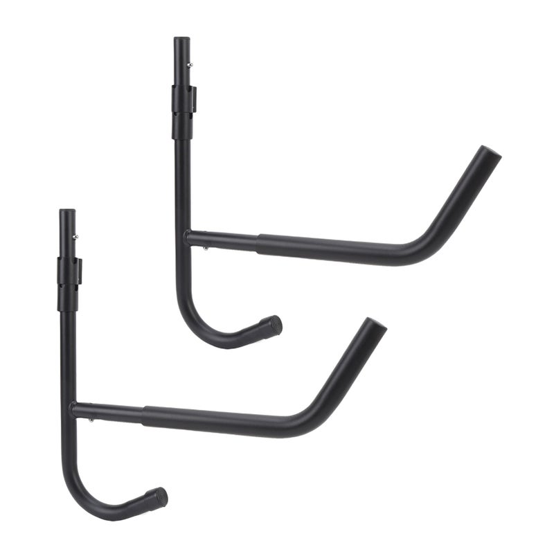 Wall Mount Kayak Storage Rack 90 Degree Rotation Garage Canoe Hanger Hooks for Any Sized Kayaks Canoes Boat Black - Image 2