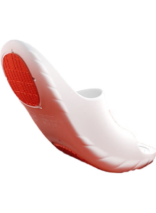 Kenroll Non-Slip Slippers Soft Elastic Home Bathroom Lightweight Shark Foot Arch Four Seasons Cool Slippers Glacier Blue 35-36 - Image 1