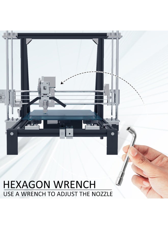 3D Printer Brass Hotend Nozzles with DIY Tools Storage Box, 0.4MM 25PCS MK8 Ender 3 V2 Nozzles for Creality Ender 3/Ender 3 Pro/Ender 3 Max/5 Pro/Ender 3 S1/Ender 3 Neo/CR 10 Series 3D Printer - Image 5