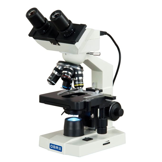 OMAX Md82Es10 40X-2000X Digital Led Compound Microscope With Built-In 1.3Mp Camera And Double Layer Mechanical Stage Compatible With Windows And Mac - Image 4