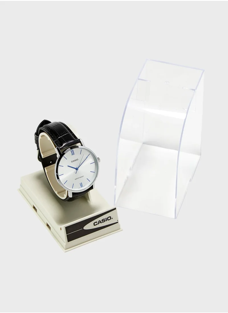 CASIO Classic Leather Strap Analog Watch