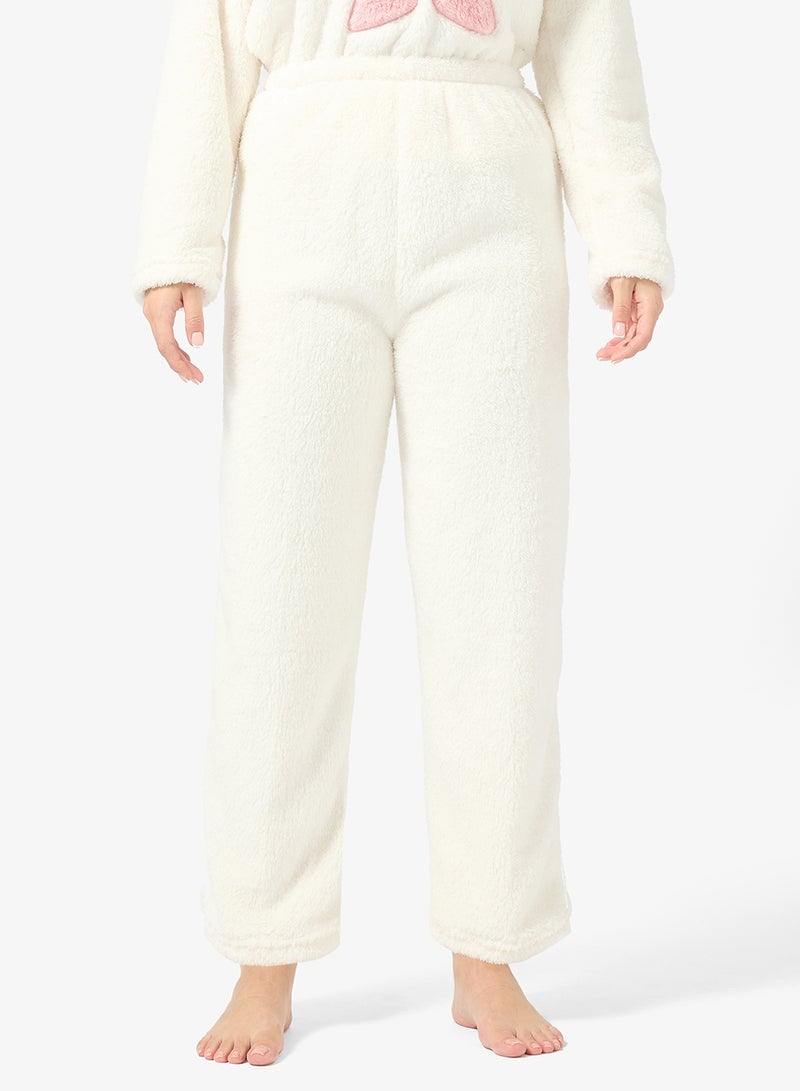 جينجر طقم بيجامة مريح من المخمل - Image 4