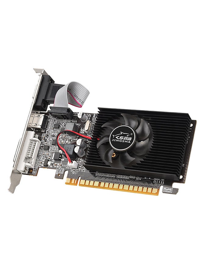 GT210 Graphics Card, 1GB/DDR3/64bit Memory Video Card, Support HD+VGA+DVI-D Ports for Office Entertainment