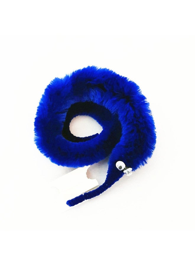 Magic Worm Twisty Toy Prank Props Caterpillar Mermaid Magic Tricks Novelty Toys Funny Pranks Gag Gifts-Color:Dark Blue  - Image 1