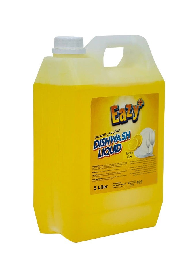 Generic Eazy Plus Dishwash Lemon 5 Ltr  - Image 2