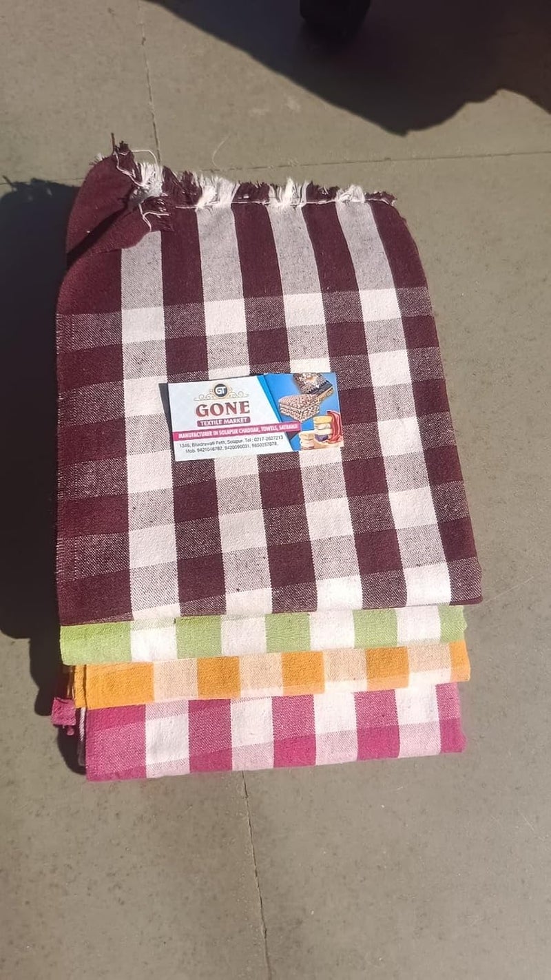 cottontail Handloom 100 Pure Cotton Towels XXXL Size 3672Inch90180cm 36feet Heavy QualityMulti Color Pack of 4