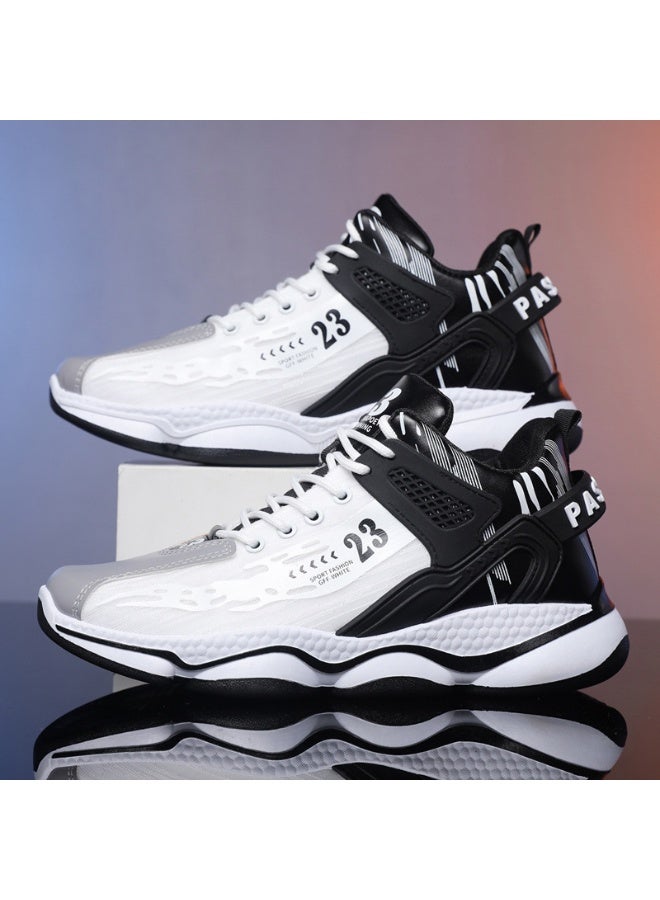 NIBEMINENT Men Casual Shoes Fashion Men's Sneakers Height Increasing Shoes Thick Sole Jogging Footwear Street Walking Shoes for Men - Image 1